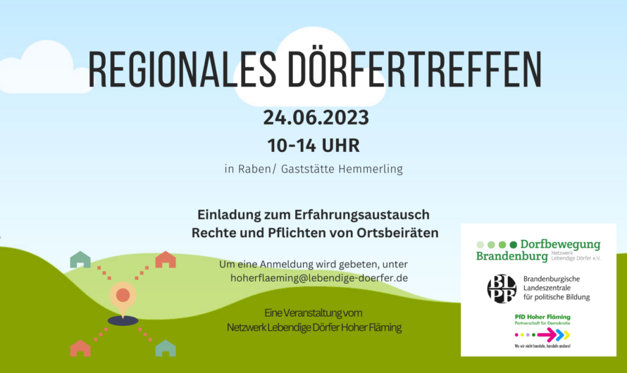 Regionales Dörfertreffen in Hoher Fläming am 24.06.2023