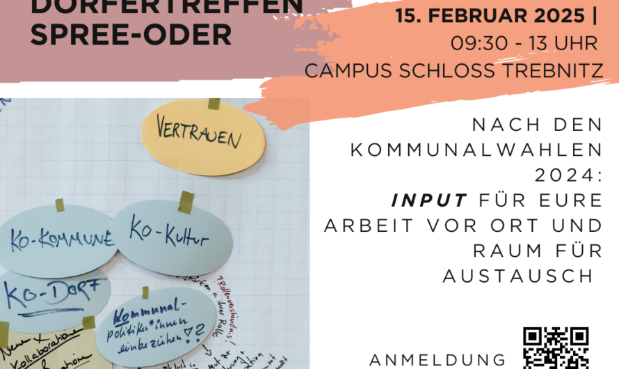 Regionales Dörfertreffen Spree-Oder: Miteinander im Dorf – wie klappt das?