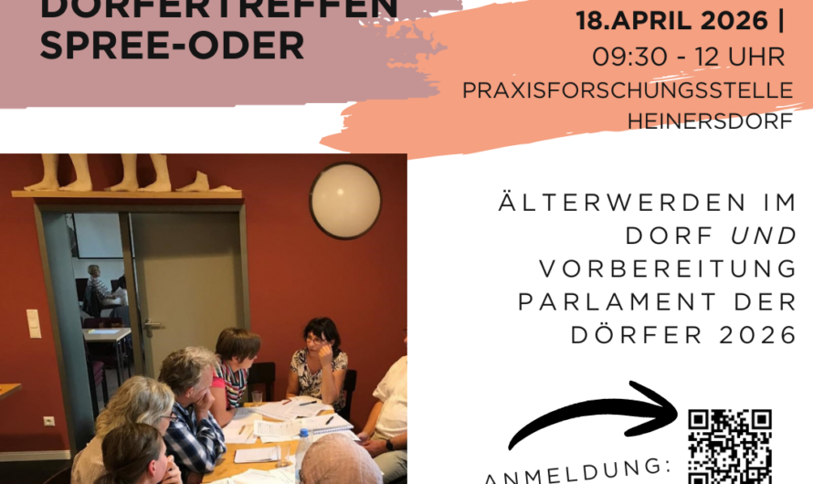 Regionales Dörfertreffen Spree-Oder am 18. April 2026 in Heinersdorf